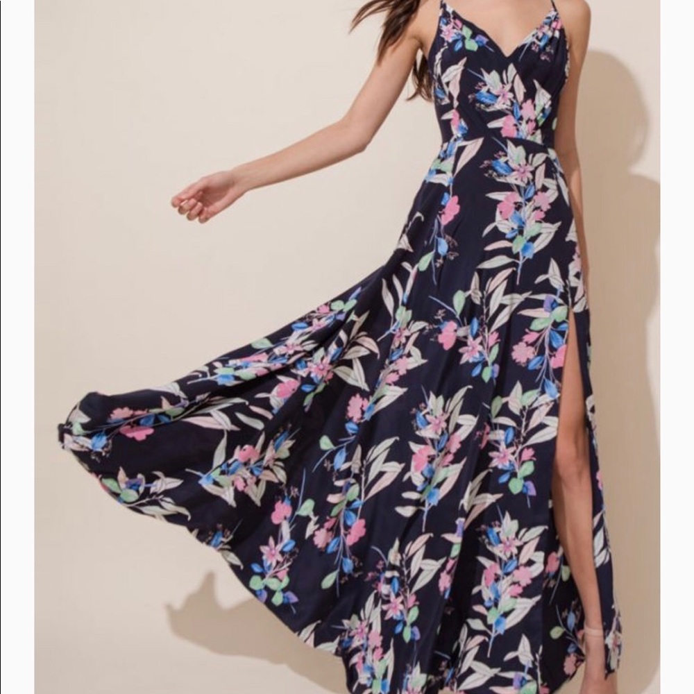 Yumi Kim 100% silk maxi dress